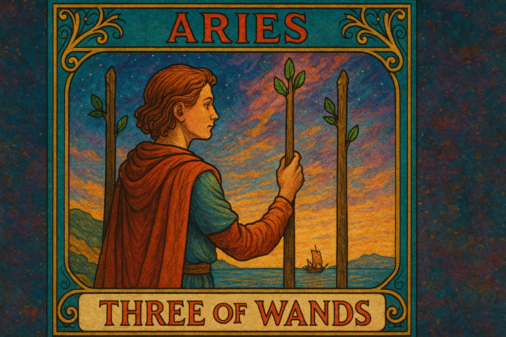 Aries – Three of Wands