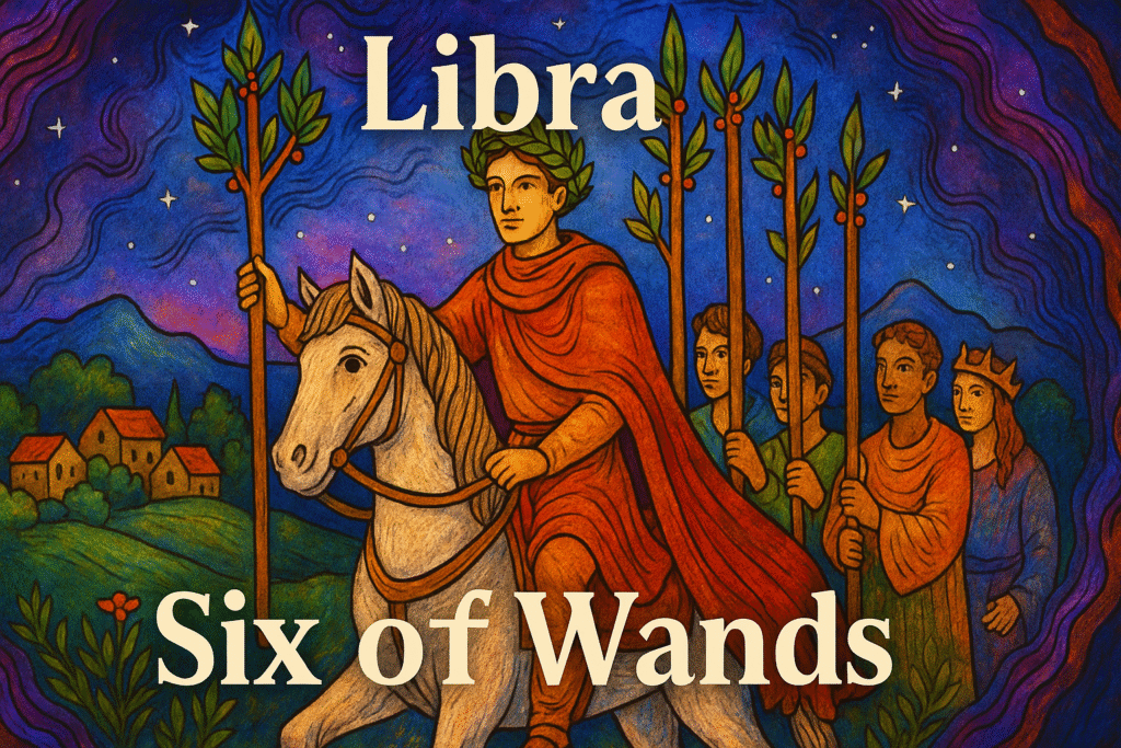 Libra – Six of Wands