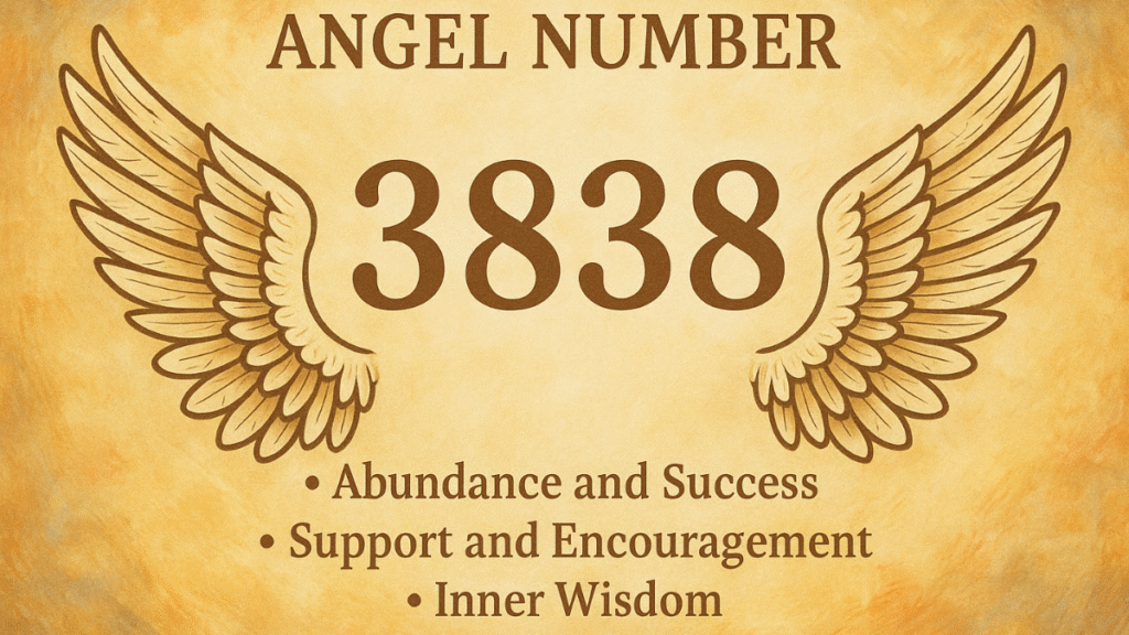 The 3838 Angel Number Is Showing Up Everywhere — But It’s Not Luck, It’s a Wake-Up Call