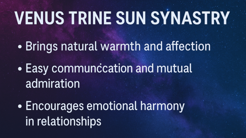 Venus Trine Sun Synastry Is Quietly Reshaping Love in 2025 — Here's Why It Feels So Natural